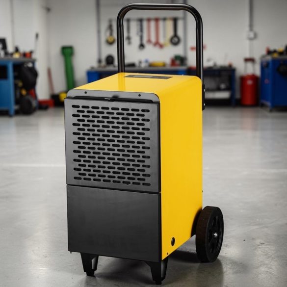 Páramentesítő, Strend Pro BGD1701-50-19, sárga/fekete, 7 l tartály, 50 l/nap kapacitás, időzítővel, folyamatos vízelvezetés, 900 W, kerekes