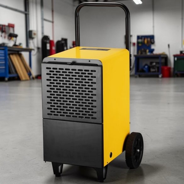 Páramentesítő, Strend Pro BGD1701-50-19, sárga/fekete, 7 l tartály, 50 l/nap kapacitás, időzítővel, folyamatos vízelvezetés, 900 W, kerekes