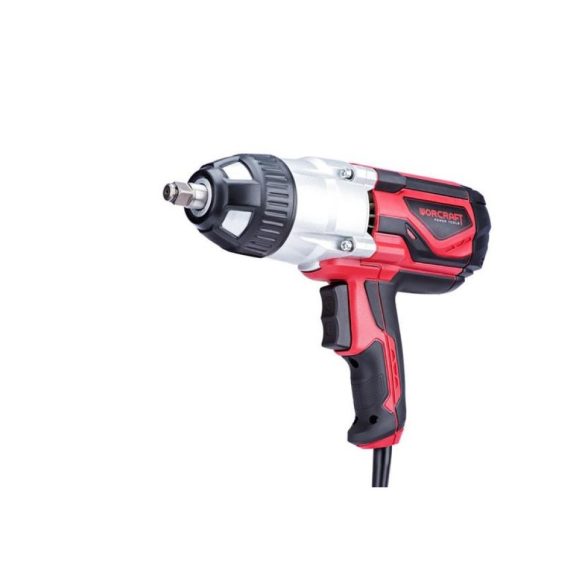 Elektromos ütvecsavarozó, Worcraft IW-1000A, piros/fekete/ezüst, 1020 W, 500 Nm, 230 V, 0-2600 fordulat/perc, 0-2700 ütés/perc