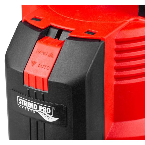 Elektromos búvárszivattyú, Strend Pro Garden MI550CW, piros/fekete, 550 W, 10 m kábel, maximális emelőmagasság: 8,5 m, 167 l/perc, IPX8, tiszta vízhez, úszókapcsolós