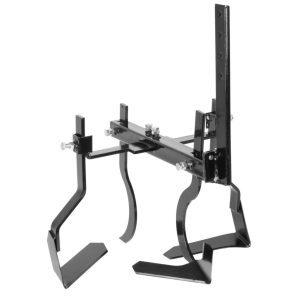 Kapálógép kapa, Worcraft WPLM112 benzinmotoros kapálógéphez, 2 db, H, sorköz lazításhoz, rögzítő hevederrel, szilárd kivitel