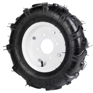 Kapálógép kerék, Worcraft WPLM112 benzinmotoros kapálógéphez, 1 pár, 7,5 cm széles, 32 cm átmérő, felfújható