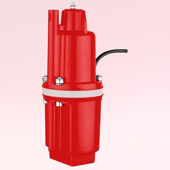 Elektromos búvárszivattyú, Strend Pro Garden MVM70JYE, piros, 600 W, 20 m kábel, maximális emelőmagasság: 70 m, 23,3 l/perc, tiszta és klórozott vízhez, vibrációs