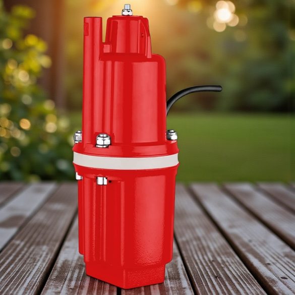 Elektromos búvárszivattyú, Strend Pro Garden MVM70JYE, piros, 600 W, 20 m kábel, maximális emelőmagasság: 70 m, 23,3 l/perc, tiszta és klórozott vízhez, vibrációs