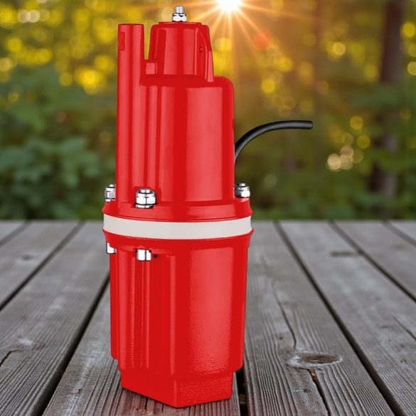 Elektromos búvárszivattyú, Strend Pro Garden MVM70JYE, piros, 600 W, 20 m kábel, maximális emelőmagasság: 70 m, 23,3 l/perc, tiszta és klórozott vízhez, vibrációs
