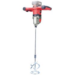   Akkumulátoros habarcskeverő, Worcraft CMX-S20LiB ShareSYS, piros/fekete, M14, maximum 120 mm keverőlapát, 250-650 fordulat/perc, 20 V Li-Ion, akkumulátor és töltő nélkül