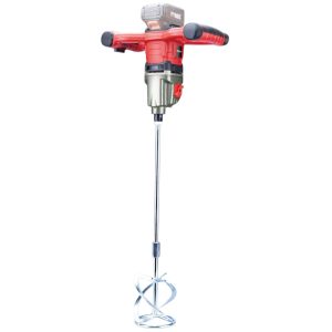 Akkumulátoros habarcskeverő, Worcraft CMX-S20LiB ShareSYS, piros/fekete, M14, maximum 120 mm keverőlapát, 250-650 fordulat/perc, 20 V Li-Ion, akkumulátor és töltő nélkül