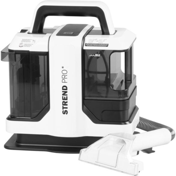 Elektromos szőnyegtisztító, Strend Pro W05, fehér/fekete, 45 W, 11 kPa, tartály: 1080 ml + 800 ml, folttisztító, 5 m kábel, 1,2 m szívótömlő