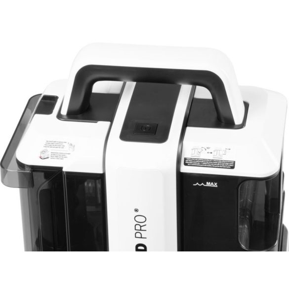 Elektromos szőnyegtisztító, Strend Pro W05, fehér/fekete, 45 W, 11 kPa, tartály: 1080 ml + 800 ml, folttisztító, 5 m kábel, 1,2 m szívótömlő