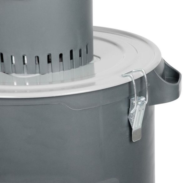 Gabonadaráló, Strend Pro Garden, szürke, 60 l, 1300 W, elektromos, 5 db cserélhető szita: 2, 3, 4, 6, 8 mm, túlmelegedés elleni védelem, akár 400 kg/óra