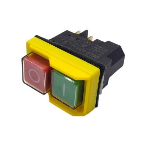 Gabonadaráló kapcsoló, Strend Pro Garden gabonadarálókhoz, sárga, kétállású be-ki kapcsoló