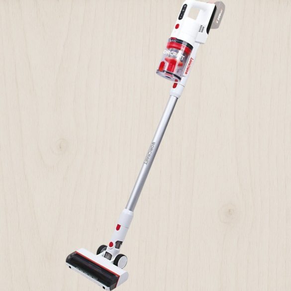 Akkumulátoros állóporszívó, Worcraft CPVC-S20LiB ShareSYS, fehér, 15–20 kPa, tartály: 1200 ml, 20 V Li-Ion, 4,0 Ah, akkumulátor és töltő nélkül