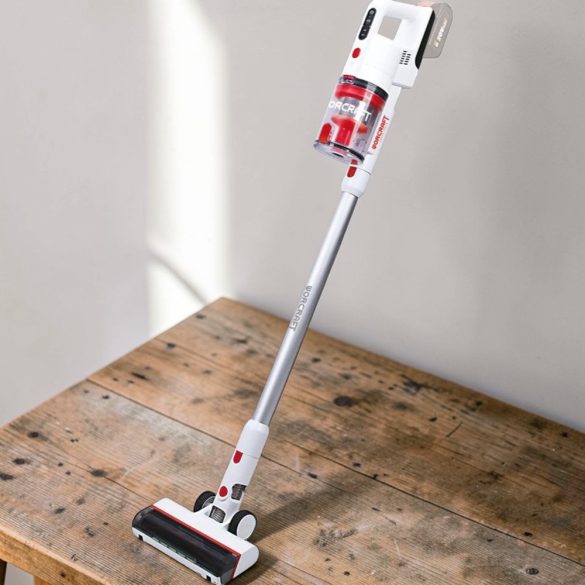 Akkumulátoros állóporszívó, Worcraft CPVC-S20LiB ShareSYS, fehér, 15–20 kPa, tartály: 1200 ml, 20 V Li-Ion, 4,0 Ah, akkumulátor és töltő nélkül