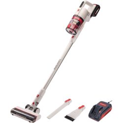   Akkumulátoros állóporszívó, Worcraft CPVC-S20LiBM ShareSYS, fehér, 15–20 kPa, tartály: 1200 ml, 20 V Li-Ion, 4,0 Ah, akkumulátorral és töltővel