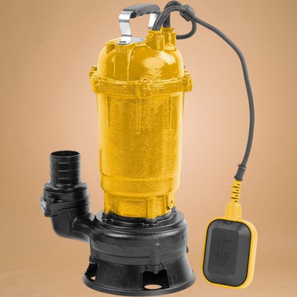 Elektromos búvárszivattyú, Strend Pro WQXD750 JYE, 750 W, 8 m kábel, maximális emelőmagasság: 16 m, 267 l/perc, IPX8, szennyvízhez, késes