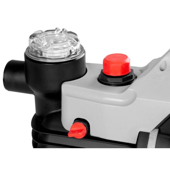 Elektromos kerti szivattyú, Strend Pro Garden HWA850, szürke/fekete, 850 W, 1 m kábel, maximális emelőmagasság 38 m, 60 l/perc, tiszta és klóros vízhez, LCD kijelző