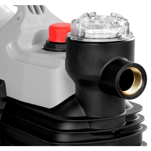 Elektromos kerti szivattyú, Strend Pro Garden HWA850, szürke/fekete, 850 W, 1 m kábel, maximális emelőmagasság 38 m, 60 l/perc, tiszta és klóros vízhez, LCD kijelző