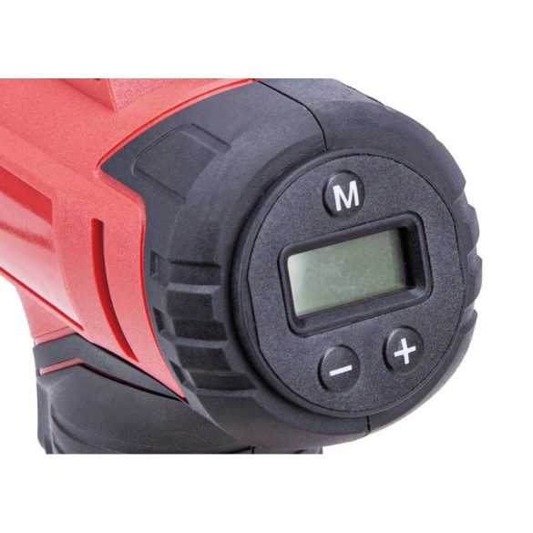 Kompresszor, Worcraft CAC-S20LiG ShareSYS, piros, akkumulátoros, 20 V, 150 PSI, 10,3 bar, LED világítás, tömlő gyorscsatlakozóval (akku és töltő nélkül)