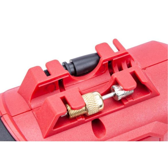 Kompresszor, Worcraft CAC-S20LiG ShareSYS, piros, akkumulátoros, 20 V, 150 PSI, 10,3 bar, LED világítás, tömlő gyorscsatlakozóval (akku és töltő nélkül)