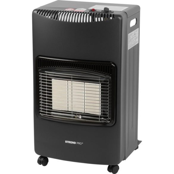 Strend Pro DA-201F hősugárzó, gázos, hordozható, energiatakarékos, 4,2 kW, fekete