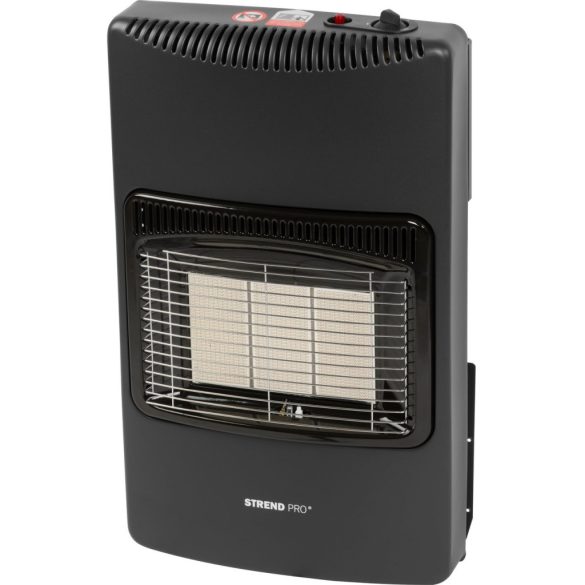 Strend Pro DA-201F hősugárzó, gázos, hordozható, energiatakarékos, 4,2 kW, fekete