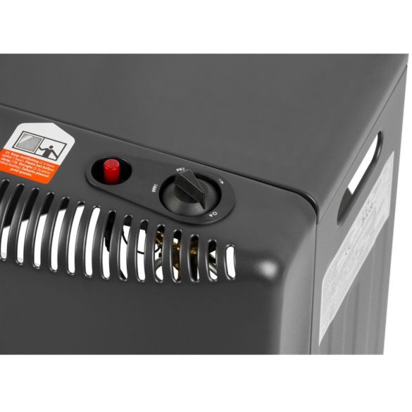 Strend Pro DA-201F hősugárzó, gázos, hordozható, energiatakarékos, 4,2 kW, fekete