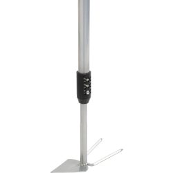   Kerti kapa és kultivátor, Strend Pro Garden Herrison 615F1, szürke, hegyes, 75-105 cm, acél fej, alumínium nyél, teleszkópos, 2 karom