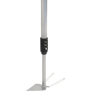 Kerti kapa és kultivátor, Strend Pro Garden Herrison 615F1, szürke, hegyes, 75-105 cm, acél fej, alumínium nyél, teleszkópos, 2 karom