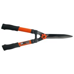   Sövényvágó olló, Strend Pro Garden KT3917B, narancssárga/fekete, 55 cm, alumínium nyél, hullámos acél penge