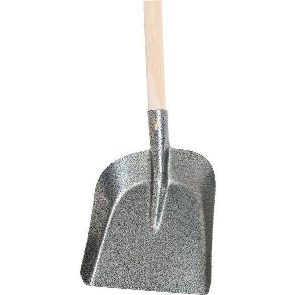 Lapát, Strend Pro Garden S504-2.WH, szürke, 150 cm, 28 x 23,5 cm, acél fej, fa nyél, egyenes