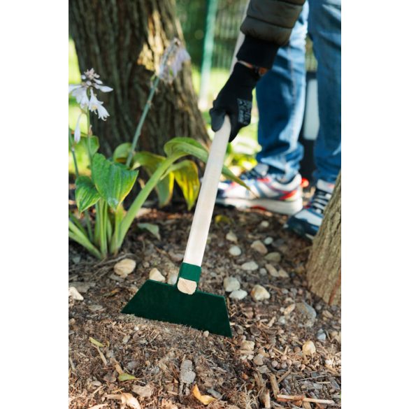Kerti kapa, Strend Pro Garden G284A-WH, sötétzöld, egyenes, 120 cm nyél, 18,5 cm munkaszélesség, acél fej, fa nyél
