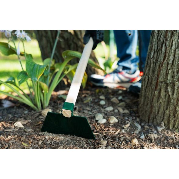 Kerti kapa, Strend Pro Garden G284A-WH, sötétzöld, egyenes, 120 cm nyél, 18,5 cm munkaszélesség, acél fej, fa nyél