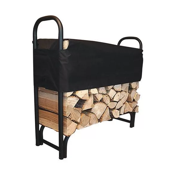 Fatároló, Strend Pro, Homefire LR800, 39,3 x 126,2 x 118 cm, kályhához és kandallóhoz, PE ponyva, 38 mm csőszerkezet