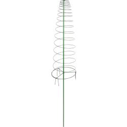   Növénytámasz, Strend Pro Garden GreenGarden Toma, zöld, 165 x 30 cm, spirál rúd, paradicsomhoz és kúszónövényekhez, 3 db klipsz