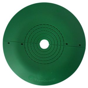 Fatörzsvédő, Tree Guard GR500, zöld, maximum 32 cm átmérő, facsemetékhez, állítható, könnyű fűnyírás a törzs mellett
