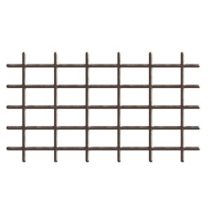 Futtatórács, Strend Pro Garden, MEK6, barna, 145 x 72,5 cm, szögletes, 4/4,7 mm, PVC bevonatú acél, beltéri és kültéri használatra