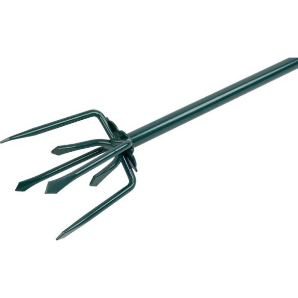 Kézi kultivátor, Strend Pro Garden CUL-A1, sötétzöld, acél, talajlazító, T markolat, 4 karom