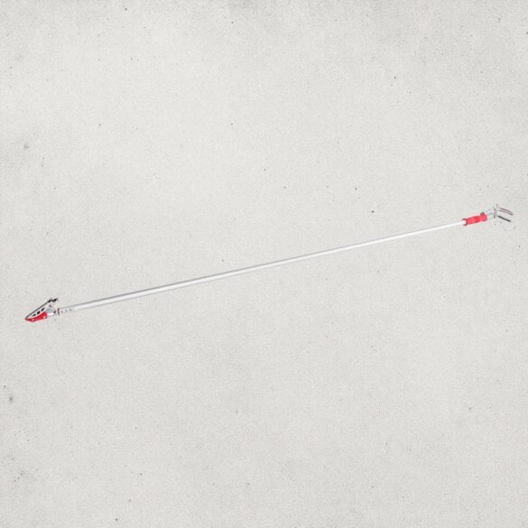 Ágvágó olló, Strend Pro Premium 3146B-3, ezüst, rúddal, 210 cm, 180°-ban forgatható, acél nyél, acél penge