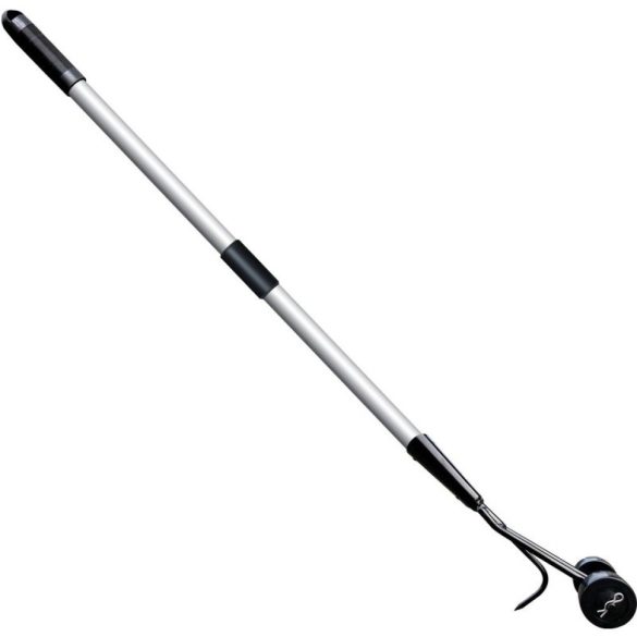 Kerti gyomeltávolító, Aquacraft 380910, ezüst, alumínium nyél, acél kés, műanyag görgők, padlólap és járdalap fugaközökhöz