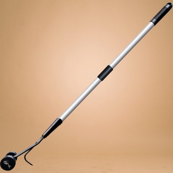 Kerti gyomeltávolító, Aquacraft 380910, ezüst, alumínium nyél, acél kés, műanyag görgők, padlólap és járdalap fugaközökhöz