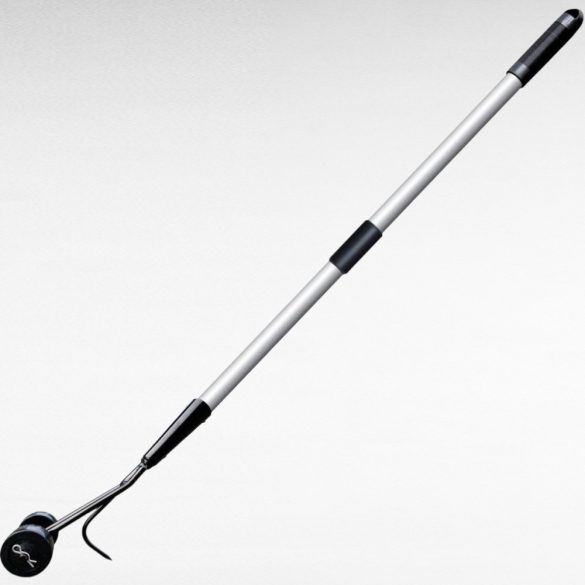 Kerti gyomeltávolító, Aquacraft 380910, ezüst, alumínium nyél, acél kés, műanyag görgők, padlólap és járdalap fugaközökhöz