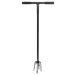   Kézi kultivátor, Strend Pro Garden Herrison C9303, fekete, acél, 97 x 39 cm, összecsukható, talajlazító, T markolat