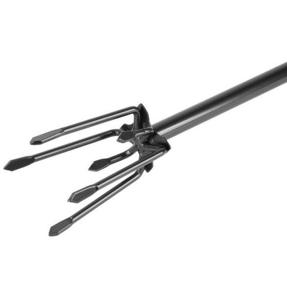 Kézi kultivátor, Strend Pro Garden Herrison C9303, fekete, acél, 97 x 39 cm, összecsukható, talajlazító, T markolat