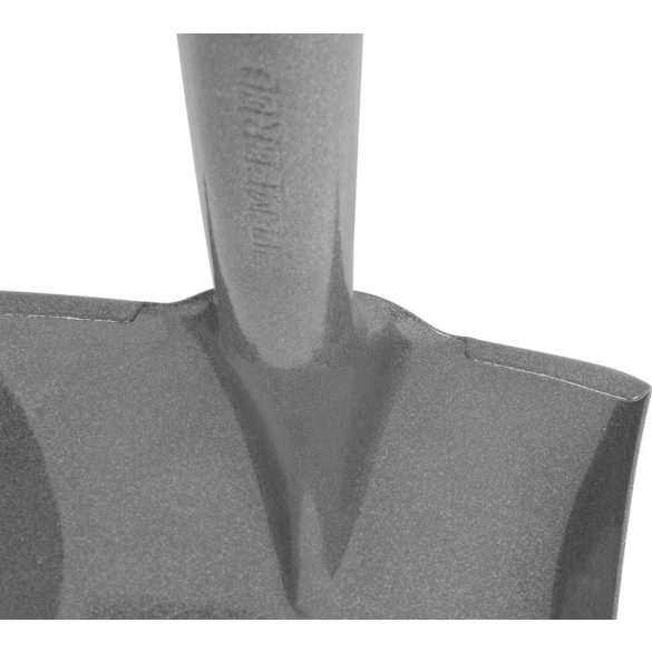 Lapát, Strend Pro Garden Premium ErgoBULL, szürke, 70 cm, 15 cm munkaszélesség, acél fej, üvegszálas nyél, D markolat, egyenes