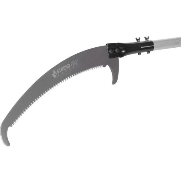 Ágfűrész, Strend Pro Garden, ezüst/fekete, 47 cm pengehossz, teleszkópos, maximum 500 cm magasság, acél penge, alumínium rúd
