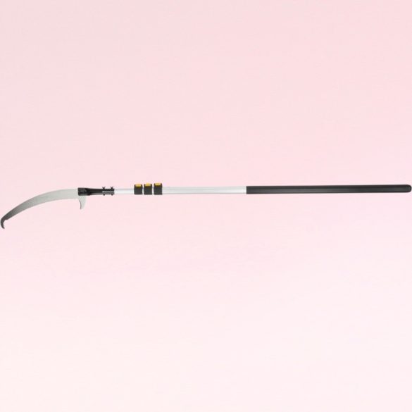 Ágfűrész, Strend Pro Garden, ezüst/fekete, 47 cm pengehossz, teleszkópos, maximum 500 cm magasság, acél penge, alumínium rúd
