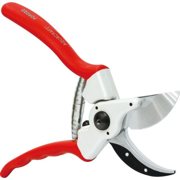 Metszőolló, Aquacraft 330500, piros, alumínium test, acél penge, maximum 25 mm átmérő, övtáskával