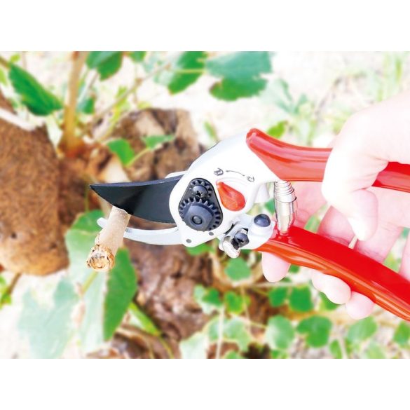 Metszőolló, Aquacraft 340270, piros, alumínium test, acél penge, övtáskával