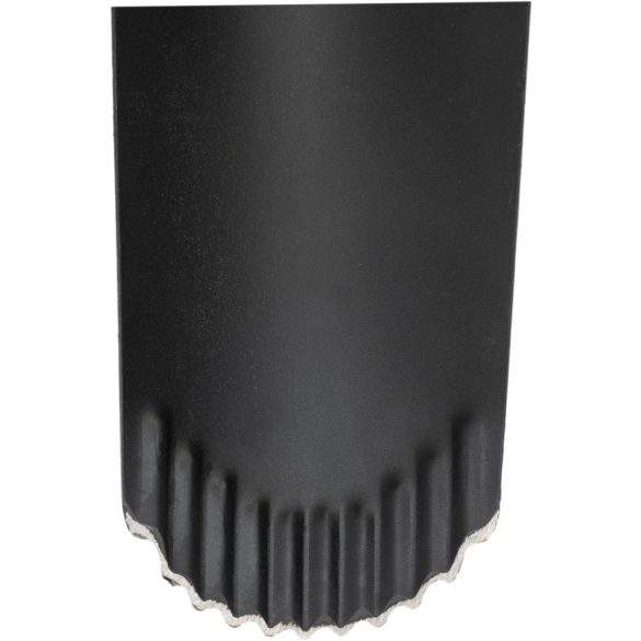 Ásó, Strend Pro Premium RedShark, 128 cm, keskeny fej, fekete/piros, acél fej, üvegszálas nyél, D markolat, fogazott él, bordázott, csatornázó