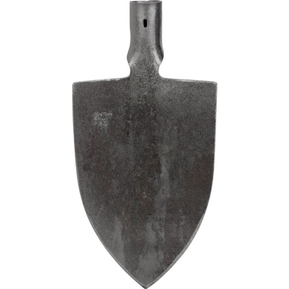 Ásófej, Strend Pro Garden, hegyes, 290 x 190 mm, sötétszürke, kovácsolt acél, nyél nélkül